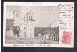 Delcampe - COLOMBIA Iglesia De Sopetran-  Antioquia, Colleccion C. A. M. Medellin 1907 Old Postcard - Kolumbien