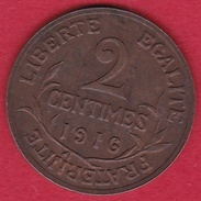 France 2 Centimes 1916 - Other & Unclassified