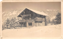 ¤¤   -   SUISSE  -  VILLARS-sur-OLLON  -  Carte-Photo D'un Chalet En Montagne Sous La Neige  -  ¤¤ - Ollon