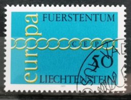 1965 Liechtenstein Europamarke  ET-Stempel MiNr: 545 - Autres & Non Classés
