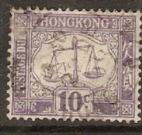 Hong Kon  1938  SG D10 Postage Due   Fine Used - Ongebruikt