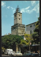 Delcampe - Cpm 1320890 Lambesc Horloge De Jacquemard , Citroen Ds Et Ds Break Caravane , Simca 1000 , Bar Central - Lambesc