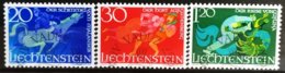 1967 Liechtensteiner Sagen I ET-Stempel MiNr: 410-412 - Autres & Non Classés