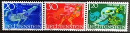 1967 Liechtensteiner Sagen I ET-Stempel MiNr: 410-412 - Otros & Sin Clasificación