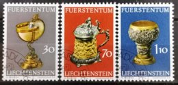 1973 Schatzkammer Trinkgefässe ET-Stempel MiNr: 587-589 - Other & Unclassified