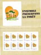 France Collector 34 émis Par La Poste 2009 2011 Préservons La Forêt Le Pin Des Landes A été Plié Tirage 14 500 - Collectors