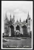 CARTE PHOTO ANGLETERRE - Peterborough, Cathedral - West Front - Autres & Non Classés