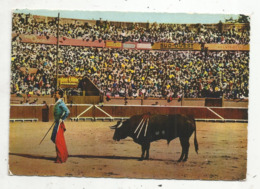 Cp , Corrida ,  La Course De Taureaux ,un Adorno De Luis Miguel DOMINGUIN Au Cours D'une Faena De Muleta , Vierge - Corridas