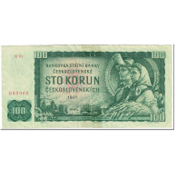 Billet, Tchécoslovaquie, 100 Korun, 1961, Undated (1961), KM:91c, AB - Checoslovaquia