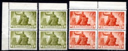 HONGRIE - (Royaume (Régence)) - 1945-46 - Bloc De 4 Des N° 744 Et 745 - (Reconstruction) - Unused Stamps