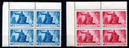 HONGRIE - (Royaume (Régence)) - 1945-46 - Bloc De 4 Des N° 750 Et 751 - (Reconstruction) - Unused Stamps