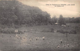 47-VERONE-CAMP DE VACANCES DE VERONE , PRES AGEN- LE BASKET-BALL - Autres & Non Classés