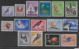 SOUTH AFRICA - YVERT N° 242/243 * MLH + 248/260 ** MNH  - COTE = 130 EUR. - ANIMAUX / FLEURS - Unused Stamps