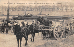 PARIS- LES CHARGEURS DE CAILLOUX AUX BORDS DE LA SEINE - Autres & Non Classés