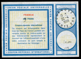 FRANCE  International Reply Coupon / Coupon Réponse International - Antwoordbons