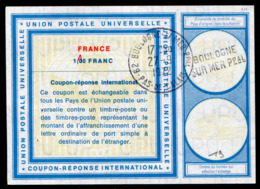 FRANCE  International Reply Coupon / Coupon Réponse International - Cupón-respuesta