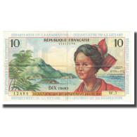Billet, French Antilles, 10 Nouveaux Francs, KM:5a, SUP - French Guiana