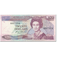 Billet, Etats Des Caraibes Orientales, 20 Dollars, 1988-93, Undated (1988-93) - Caribes Orientales