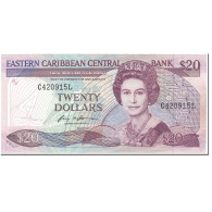 Billet, Etats Des Caraibes Orientales, 20 Dollars, 1988-93, Undated (1988-93) - Caraibi Orientale