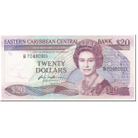 Billet, Etats Des Caraibes Orientales, 20 Dollars, 1988-93, Undated (1988-93) - Caraibi Orientale