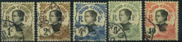 LOTE 1815    ///  (C120) FRANCIA INDOCHINE 1907  YVERT Nº: 41/45 - Used Stamps