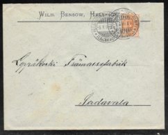 Finland - 1900 Cover - Helsingfors To Sortavala - 20p Stamp - Briefe U. Dokumente