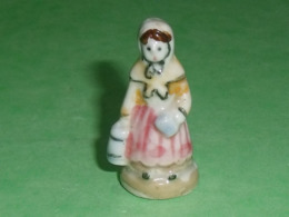 Fèves / Fève / Santons : Femme , Pot à Lait    T118 - Santons