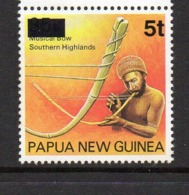 PAPUA NEW GUINEA, 1994 5t ON 35t OVERPRINT MUSICAL BOW MNH - Papoea-Nieuw-Guinea