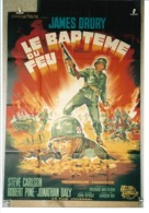 "Le Baptême Du Feu" J. Drury, S. Carlson, R. Pine, J. Daly..1967 - 120x160 - TTB - Plakate & Poster