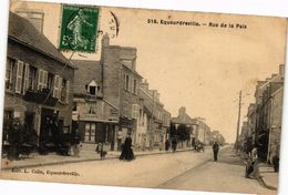 CPA EQUEURDREVILLE - Rue De La Paix (209204) - Equeurdreville