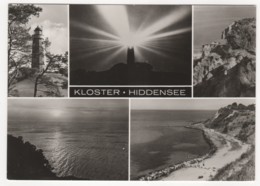 Hiddensee Kloster - S/w Mehrbildkarte 9 - Hiddensee