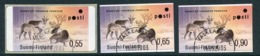 FINLAND 2003 Forests ATM, Three Values Used.  Michel 40 - Automatenmarken [ATM]