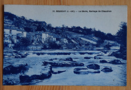 44 : Boussay - La Sèvre - Barrage De Chaudron - Colorisée En Bleu - (n°16265) - Boussay