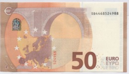 50 EURO ITALIA  SB  S024  Ch. "46"  - DRAGHI   UNC - 50 Euro