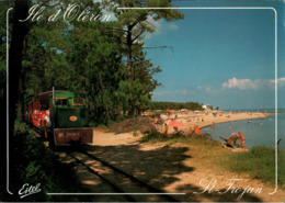 ! [17] CPM, Ile De Oleron, Le Petit Train, Chemin De Fer, Eisenbahn, Saint Trojan, 1988, Frankreich - Ile D'Oléron
