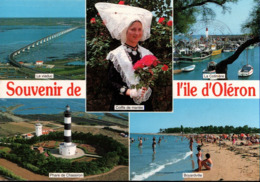 ! [17] CPM, Ile De Oleron, Le Phare De Chassiron, 1994, Frankreich, Leuchtturm, Bridge, Tracht - Ile D'Oléron