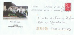 LUDES - Place De La Mairie (Village De Champagne) - PAP: Aufdrucke/Lamouche