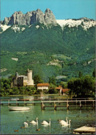 ! [74] CPM, Moderne Ansichtskarte, Annecy, Chateau De Duingt, 1984, Frankreich - Annecy