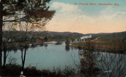 Sherbrooke Québec - Rivière Saint-François - St. Francis River And Valley - By Valentine No. 10081? - Written - 2 Scans - Sherbrooke