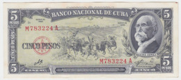 Cuba P 91 C - 5 Pesos 1960 - UNC - Cuba