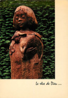 Arts - Sculptures - Sculpture Sur Bois - Le Bon Pasteur , Détail - Chêne - Hervé Vernhes - Le Rêve De Dieu - état - Sculpturen