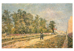 Arts - Peintures & Tableaux - Van Gogh - Route Aux Confins De Paris Avec Paysan - Exposition - Musée D'Orsay - Paintings