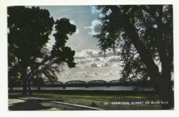 Sudan, Khartoum, Bridge Over Blue Nile At Sunset, 1956. - Soudan