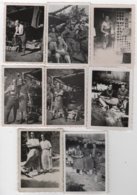Photo Originale Chasseurs Alpins Du 141ème RIA En 1940 Charcutier Gauchon Camp Des Fourches Lot De 8 - Guerre, Militaire