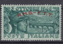 Italy Trieste Zone A AMG-FTT 1947 Sassone#33 Mint Never Hinged - Mint/hinged