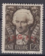 Italy Trieste Zone A AMG-FTT 1949 Sassone#48 Mint Never Hinged - Ongebruikt