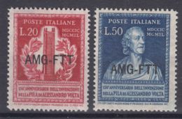 Italy Trieste Zone A AMG-FTT 1949 Sassone#52-53 Mint Never Hinged - Mint/hinged