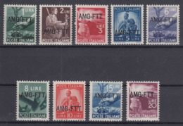 Italy Trieste Zone A AMG-FTT 1949 Sassone#56-64 Mint Never Hinged - Neufs