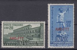 Italy Trieste Zone A AMG-FTT 1950 Sassone#71-72 Mint Never Hinged - Neufs