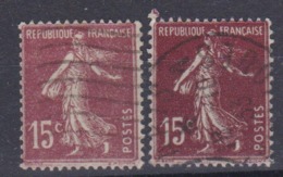 FRANCE: Variété De Couleurs Du Y&T 189 Oblitérés - Used Stamps